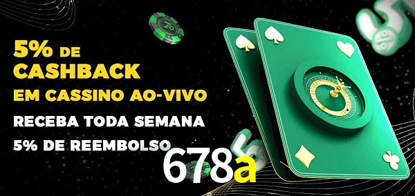 Promoções do cassino ao Vivo 678a